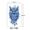 Herbal Tattoo Stickers, Juice Tattoo Stickers, Semi-Permanent English Letter Tattoo Stickers Tattoo