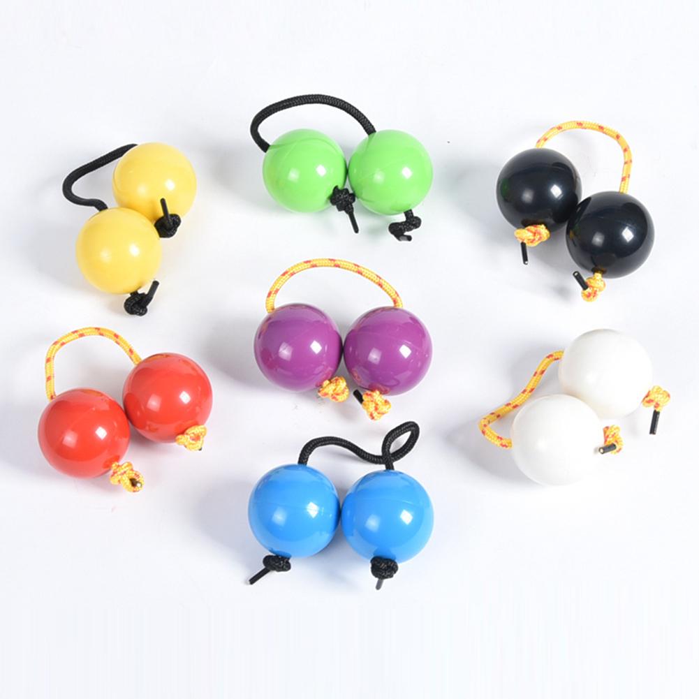 1 Pair Sand Egg Asalato African Shakers Fingertip Abs Sand Ball Kashaka Instrument for Adults Beginners