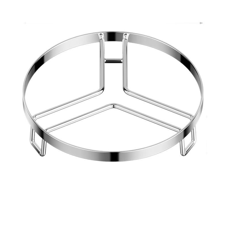 Round Stainless Steel Kitchen Wok Steamer Basket, Pot Stand & Heat Insulation Holder