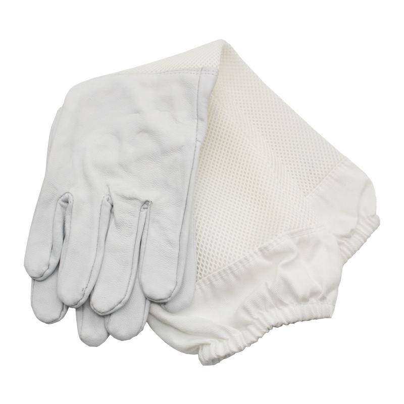 

Beekeeper Anti-bee Gloves Beekeeping Protective Sleeves Ventilated Sheepskin And Canvas For Apiculture Tools Beekeeping Gloves S