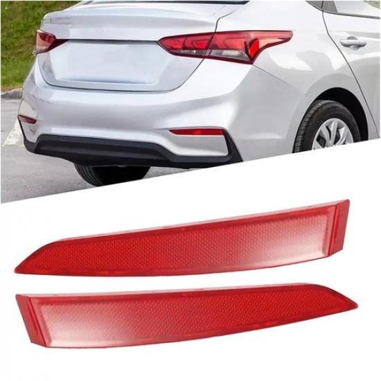 1 Pair Rear Right Left Bumper Reflector 92405H5000 For Hyundai Accent 2018-