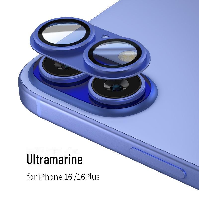 מגן עדשות Apple 16Pro לאייפון 14 פרו מקס: סרט מתכת עין הנשר מלא