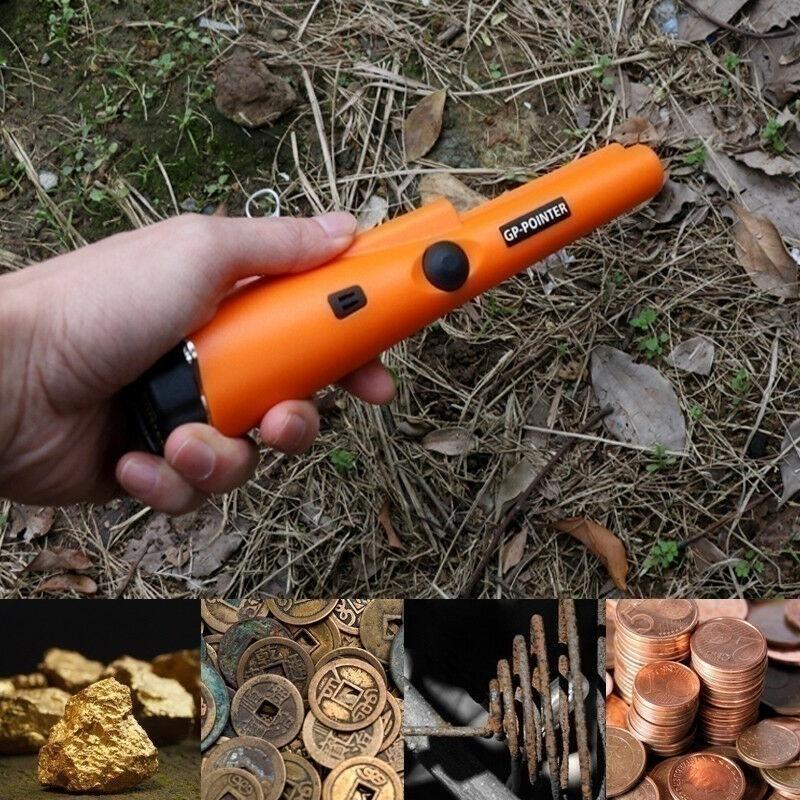1Pc Hand Held Metal Detector Underground Gold Detector Treasure Hunter Seeker Tracker