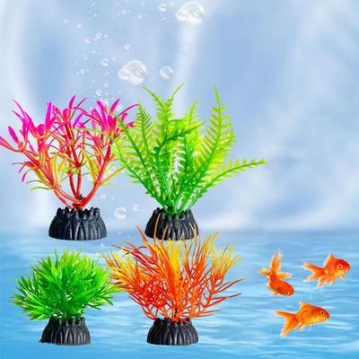 Mini Water Weeds Ornament Simulation Artificial Seaweed Fake Water Plants Aquarium