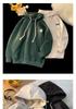 High Street Trendy Autumn/Winter Men's Versatile Hooded Printed Thick Hoodie for Couples