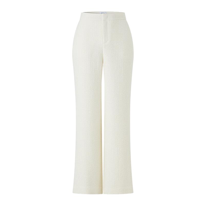 

PORTS Women s Cream White Blended Casual Pants XS
