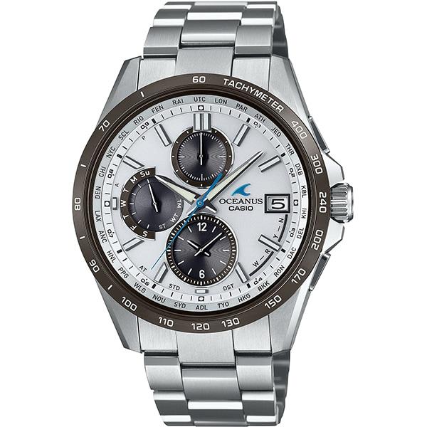 CASIO Men's OCEANUS OCW-T2600J-7AJF [OCEANUS CLASSIC LINE] Round Watch Silver Titan