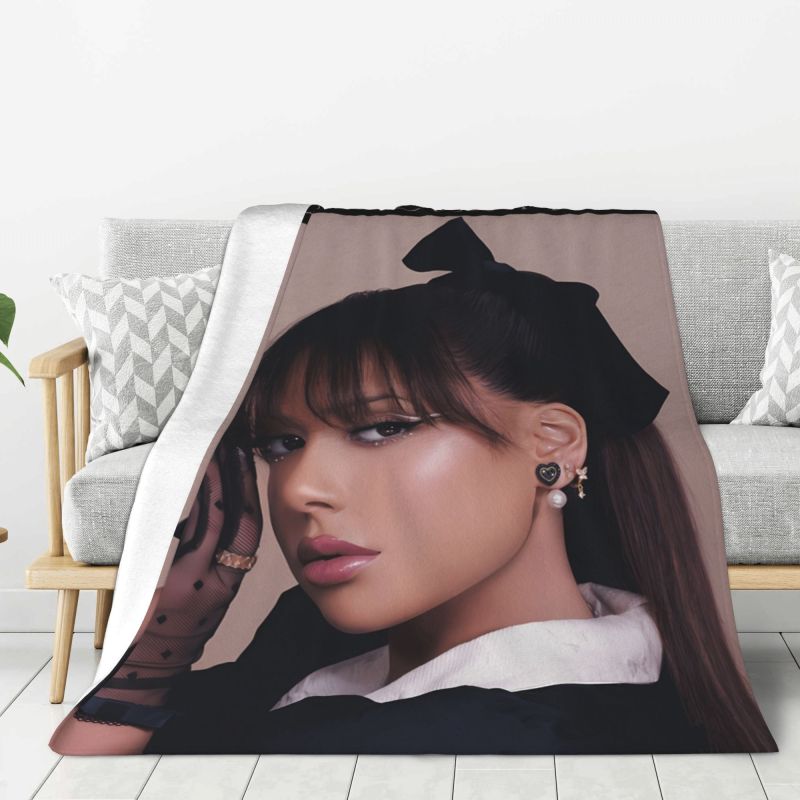 Custom Sofa Fleece German Singer Ayliva Throw Blanket Warm Flannel Blankets for Bedding Travel Couch Quilt