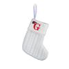 Kids' Embroidered White Knit Christmas Stocking - Holiday Decor
