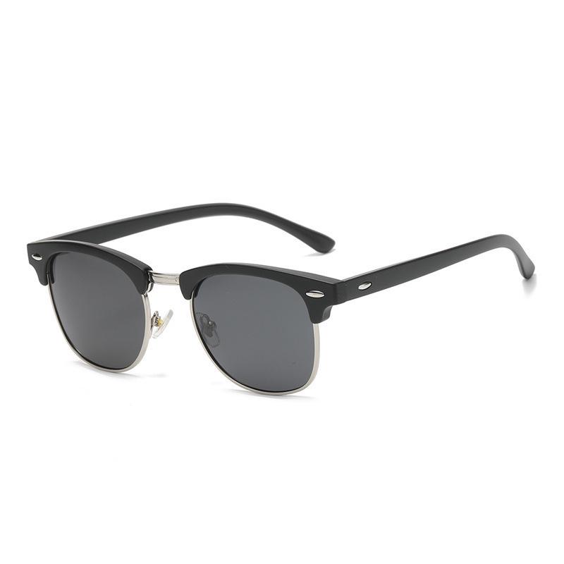 Trendy Women's Retro Round Frame Anti-UV Sunglasses