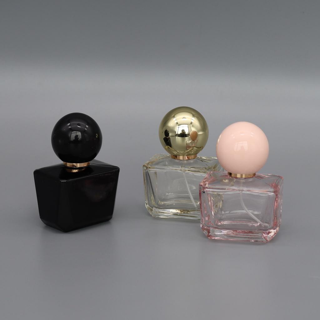 30ml High-End Glass Perfume Bottle Empty, Portable Refillable Spray Atomizer, Cosmetic Travel Container