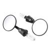 Pair Handlebar End Rearview Mirrors Foldable Arm Wide View Angle Universal for Motorcycle Dirt Bike