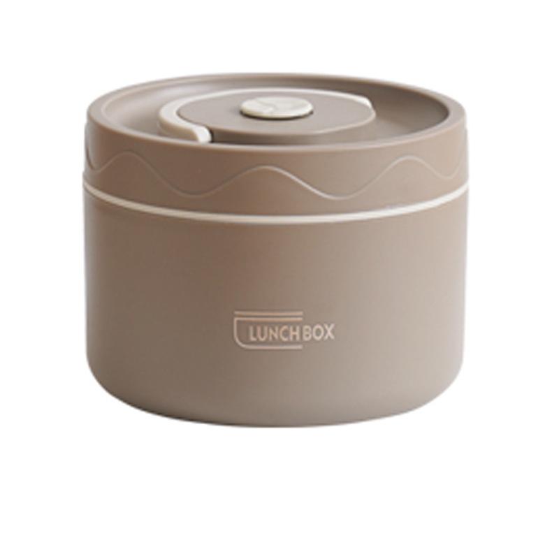 Large Capacity Multi-layer Insulated Stainless Steel Bento Lunch Box with Compartments for Office Workers