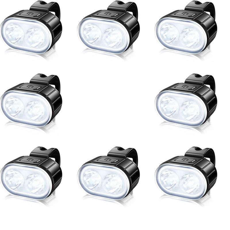 LED Cycling Taillight USB Rechargeable Headlight Waterproof Bike Safety Warning Light Night Bike Cycling Equipment Accessories