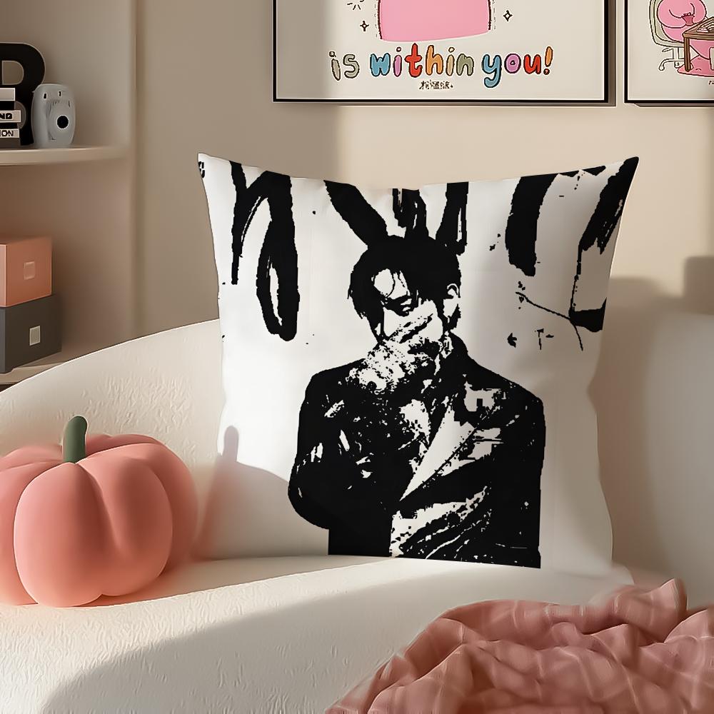 Star DDPR IIanS Saint Cushion Cover Pillowcase Short Plush Invisible zipper Room Sofa Cushion Cover