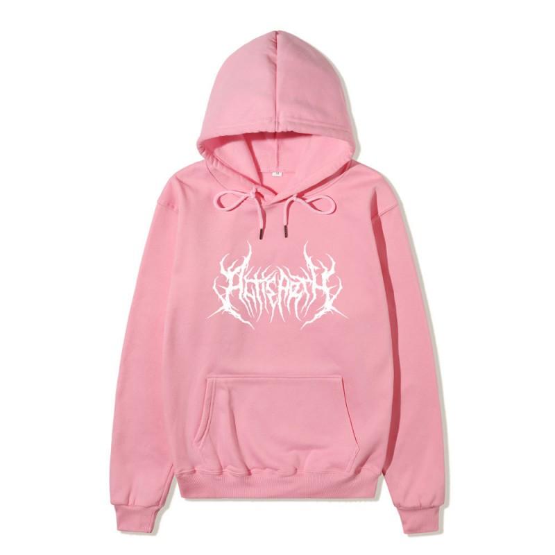 Unisex Gothic Hoodie Oversized Streetwear Hip Hop Harajuku Style Cotton Long Sleeve Sweatshirt Teens