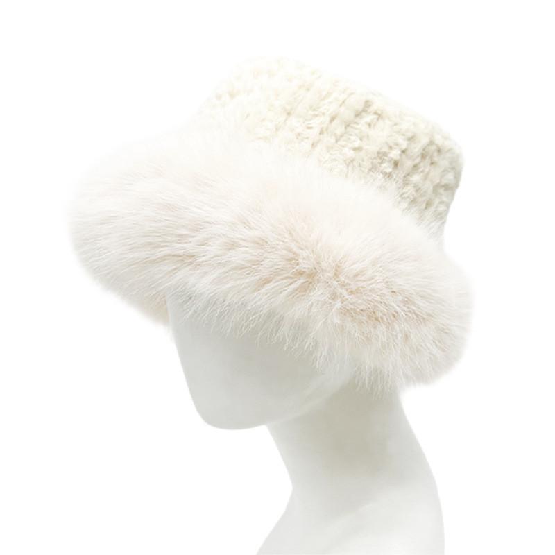 Fisherman Hat Plush Winter Warm Bucket Hats Ear Protection Outdoor Gift Cap