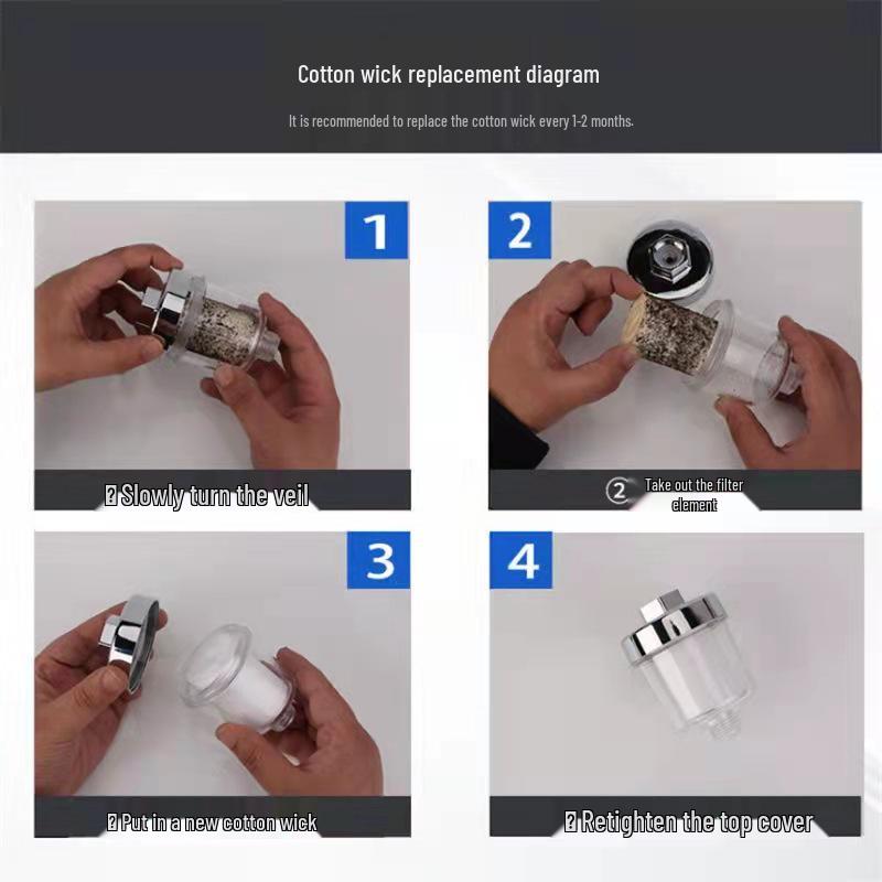 Universal 5-Micron PP Cotton Shower Filter for Bathing Water Purification