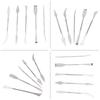 5pcs Stainless Steel Pottery Carving Tools Double Ended Carving Spatula Clay Sculpting Tools 5Pcs Set Sculpture Tools