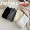Red Over The Knee Socks New Year'S Socks New Year'S Elongated Stack Socks Solid Color Stocking Socks