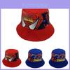 Spider Man Cartoon Printed Kids Fisherman Hat With Sun Protection For Outdoor Play