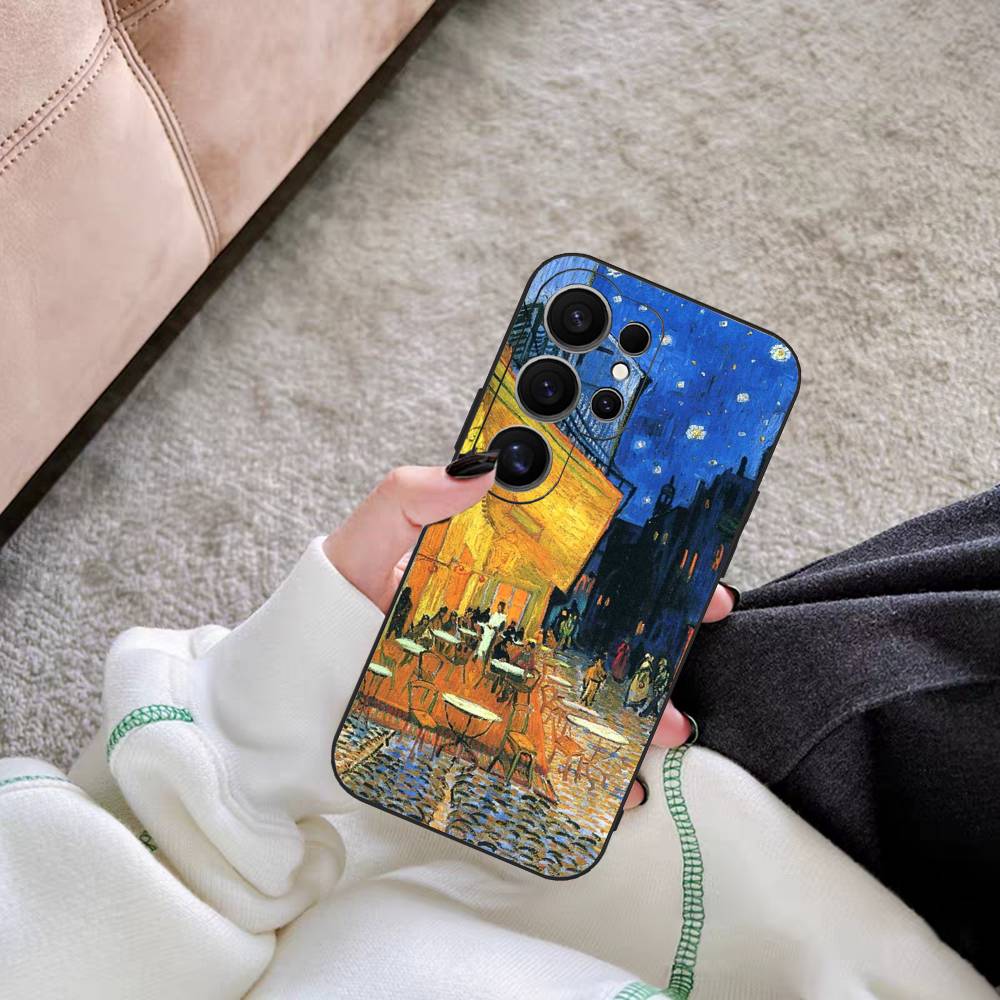 Art Vincent Van Gogh Phone Case For Samsung S 24 fe 25 Ultra plus 20 lite 21 30 22 23 24 22 Ultra 5G Fundas