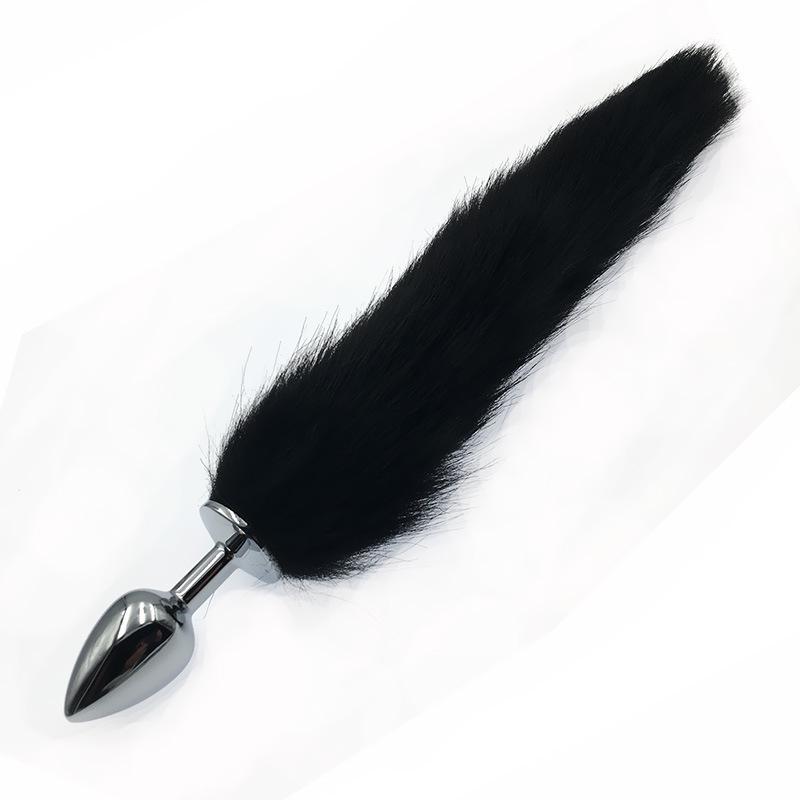 Fox Tail Butt Plug Back Court Female Temptation Game Props Chrysanthemum Masturbation Alternative Climax Sex Tools Adult