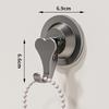 4Pcs Heavy Duty Vacuum Shower Hook Wall Hangers Strong Suction Cup Hook Reusable Bathroom Vacuum Suction Hook