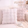 Olanly Ultra Soft Throw Pillow Cases For Sofa Decor Faux Rabbit Fur Soft Cozy Cushion Covers Plush Cushions Living Room Bed Car