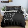 Cartoon Dog Duvet Cover Cute Pet Printed Bedding Set Comforter Covers Twin King Quilt Cover With Pillowcase Bedclothes 2/3Pcs