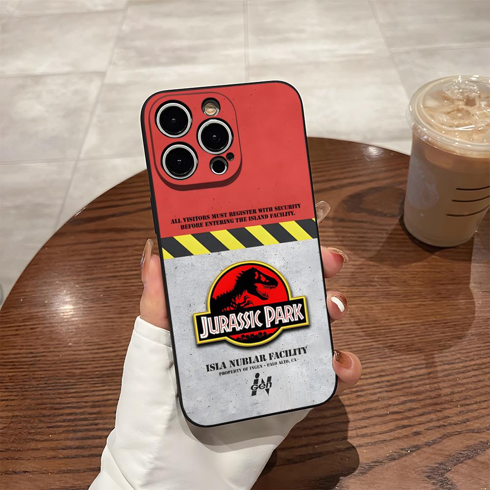

J-Jurassic Park Dinosaur World Phone Case For 17 Pro Max Iphone 14 Pro Max 12 16 15 13 Pro 11 Xr X Xs 8 7 Plus Back Cover iPhone16Pro