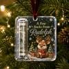 Acrylic Resin Christmas Cash Holder Ornament Reusable Hanging Cash Gift Card Holder For Christmas Tree Decoration