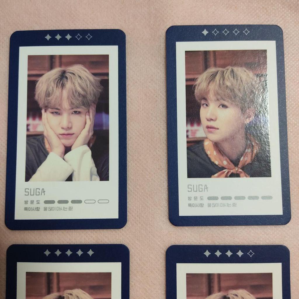 [USED] SUGA Guestbook Card MAGIC SHOP BTS