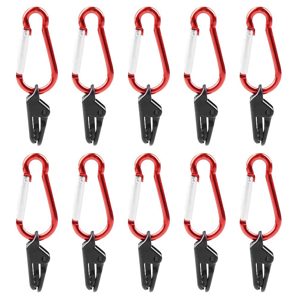 Tarp Awning Clamp Clips Tent Snaps Hangers Camping Tent Tighten Lock Grip Clamp with