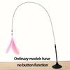 New Detachable Cat Teasing Wand 80CM Long Pole Cats With Bell With Suction Cup Kitten Cat Accesorios