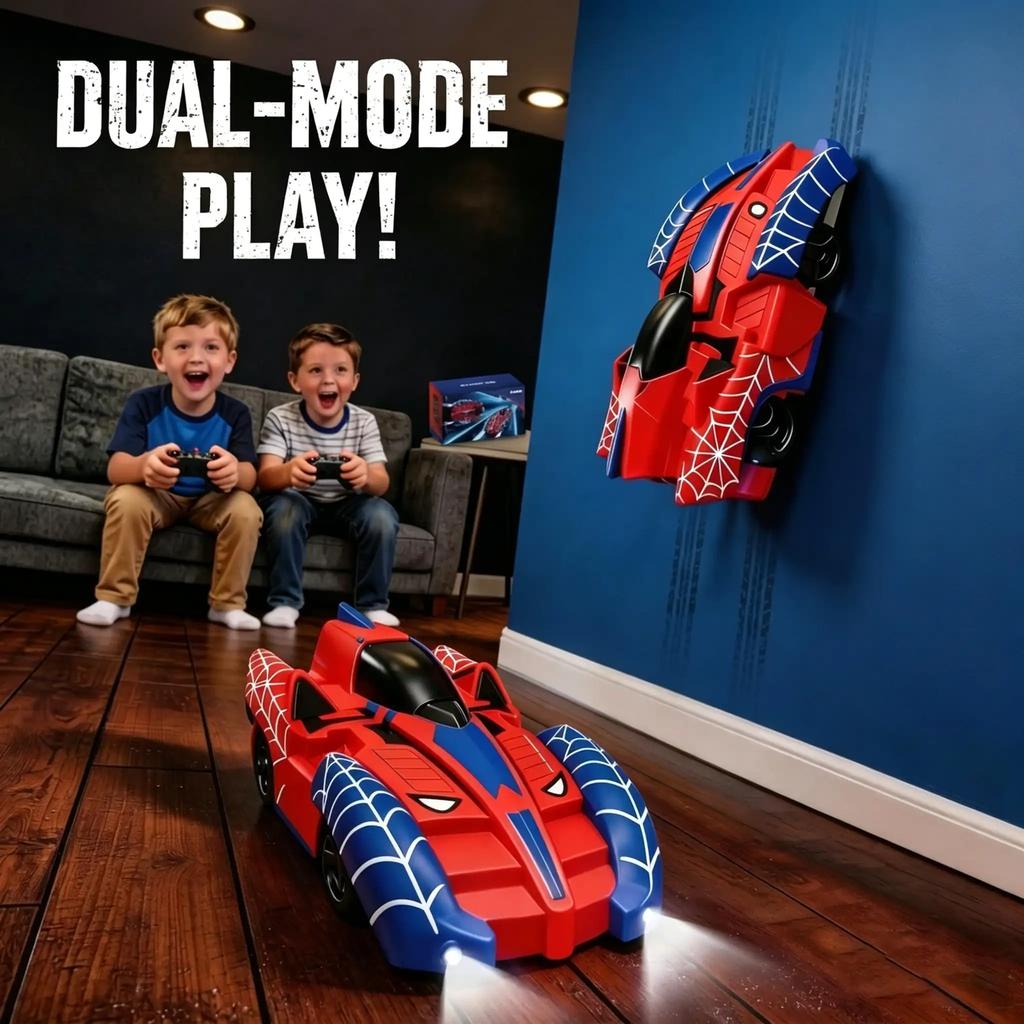 RC Stunt Car Wall Climbing Vehicle Spider Web Wireless Remote Control Race Car Toy With Dynamic Lights For Kids Boys Gifts