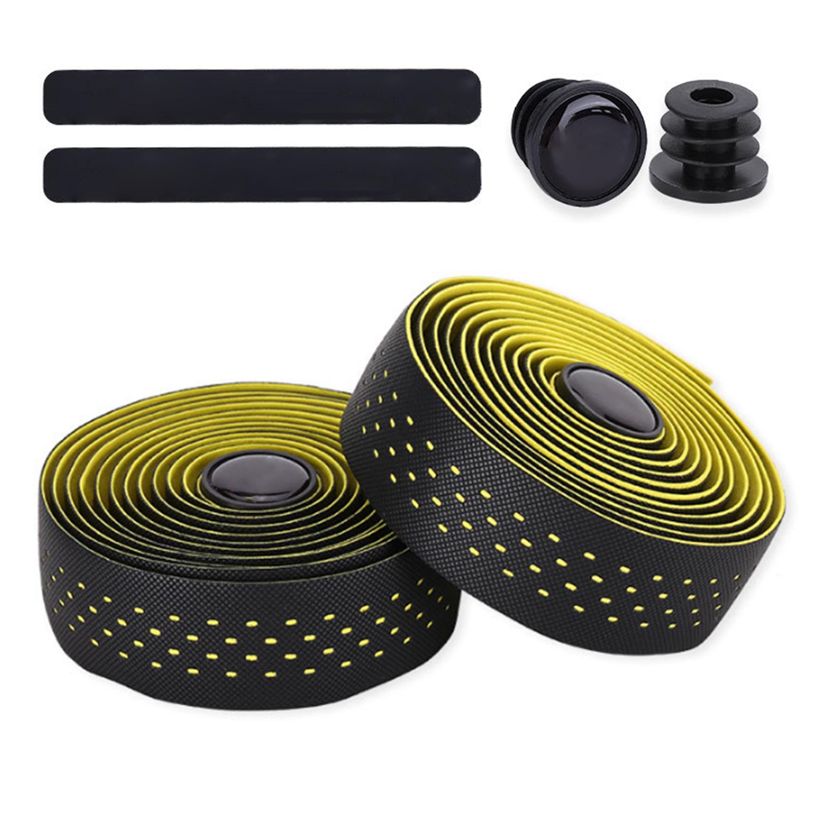 

Bike Handle Grips Cycling Bike Shock Absorbing Handlebar Non-Slip Bike Handle Cover Handle Sleeve for Mountain Road Bike