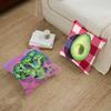 Fruit Pattern Cartoon Cushion Cover Pillowcase Upholstery Sofa Throw Pillow Home Decor Pillowcas