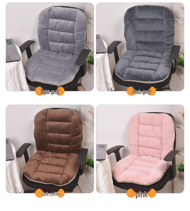 Integrated Heated Office Chair and Backrest Cushion