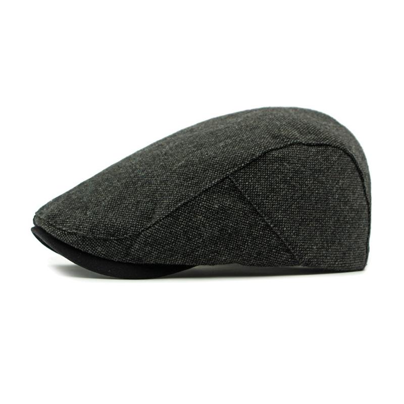 Spring Autumn Beret Men's British Vintage Forward Hat Paintsman's Hat Peaked Cap