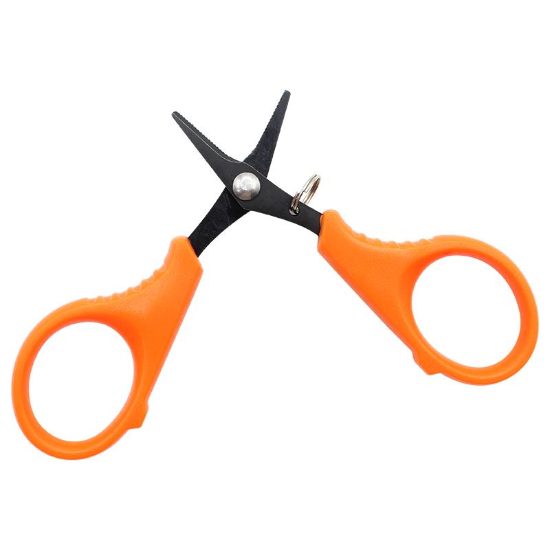 1pc Carp Fishing Tool Stainless Steel Braid Line Scissor Serrated Cutting Edge Fit  For Cutting Braided Hooklink Accessories