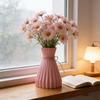 Creative Origami Vase European Pleated Vase Plastic Waist Folding Flower Vase Folding Paper Style Dry Flower Bottle Modern