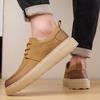 Spring Autumn New Loafers for Men Solid Color Fashion Business Casual Shoes Male Retro Korean Lac Designer Leather Shoes Man