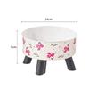 Non-Slip Stainless Steel Pet Bowl - High-Footed Design for Cat & Dog Neck Protection