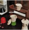 1/12 Dollhouse Miniature Simulation Kitchen Coffee Maker Mini Pot Model Toys for Dolls Decor Accessories Pretend Play Toys