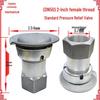 Flame-Arresting Breathable Vacuum Pressure Relief Valve for Gas Station Oil Tank Recovery