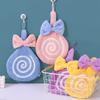 Lollipop-Shaped Hanging Hand Towel - Thickened Absorbent Kitchen Cloth for Hand & Face Wiping
