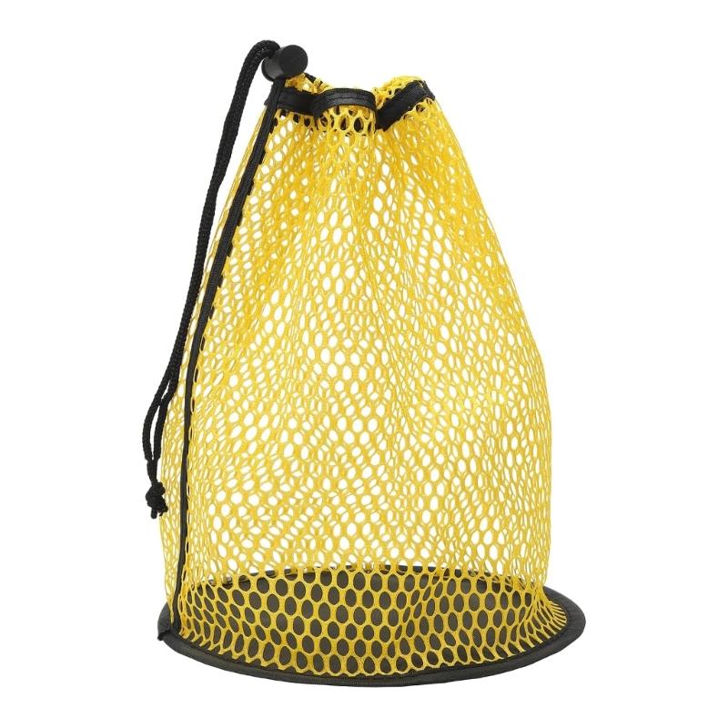 Pack of 4pcs Large Golf Ball Mesh Bags Can Hold 50 Balls Each Polyester Storage Organiser for Sports Gear