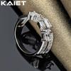 925 Sterling Silver Square/Round/Oval Crystal 7-10 Ring for Women Fashion Jewelry