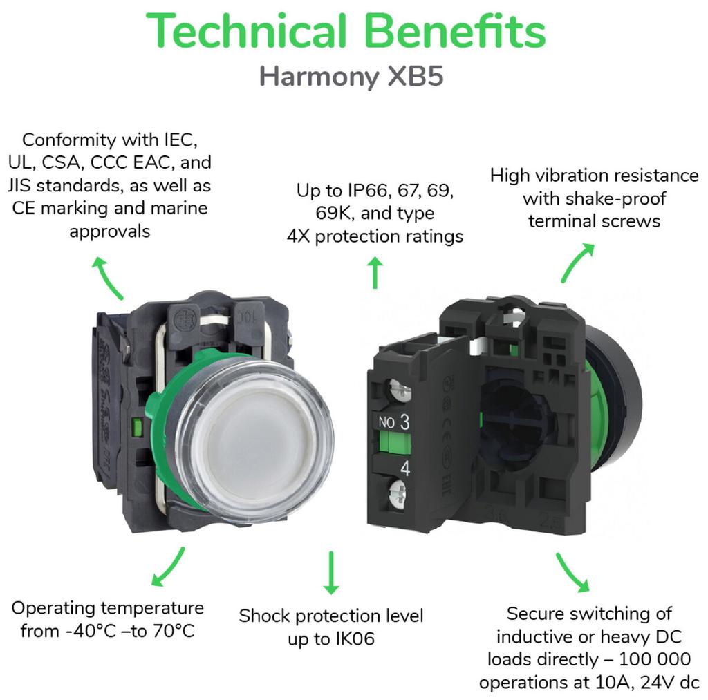 2-position Feather Switch Drive ZB5AD2